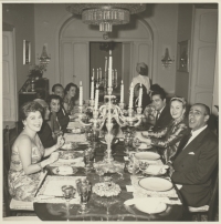 Gala Dinner with HH Maharaja Bahadur Sinhji in Naples, Italy (Palitana)