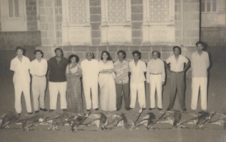 Hunting season at Hawa Mahel Palitana 1957