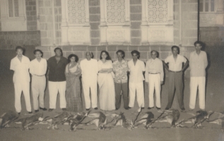 Hunting season at Hawa Mahel Palitana 1957 (Palitana)