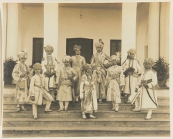 At No.8, HH Maharaja Bahadur Sinhji of Palitana at the Delhi Coronation Durbar in 1911