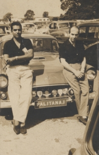 Prince Shiv along with his Thunderbird (Palitana)