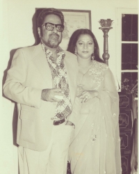 Prince Shiv of Palitana along with his wife Sonia Sahni