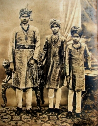 Brother Raja Kalyani Prasad Singh Deo, Rajkumar Rajkrishna Prasad Singh Deo and Rajkuamr Ajit Prasad Singh Deo (Panchkote)