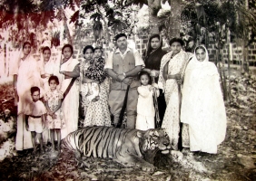 Member of the Royal Family at Shikar at Panchkote Raj (Panchkote)