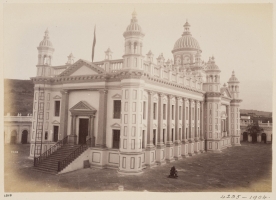 Shri Baldeoji Temple in Panna was built during the rule of H.H. Mahendra Maharaja Rudra Pratap Singh Ju Deo in Palladian-style under the supervision of an Italian architect.