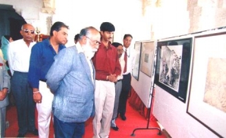 Thakur Ajay Singh Peelwa with Shreeji Arvind Singh ji Mewar (Peelwa)