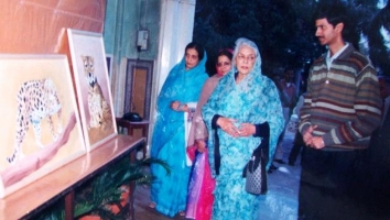Thakur Ajay Singh Peelwa with Late Rajmata Gayatri Devi Jaipur