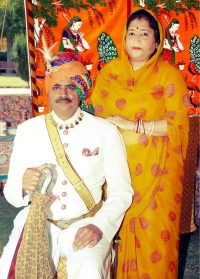 Thakur Ajit Singh Rathore and Thakurani Nirja Singh (Peelwa)