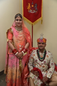 HH Maharawat Bhuvanyu Singh Sisodia and HH Maharani Devika Singh