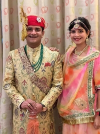 Yuvraj Bhuvanyu Singh with his sister Baisa Tanushree Kumari