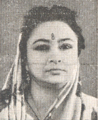 Rani Padmavati Devi Daughter of Raja Bahadur Raja PRATAP BAHADUR SINGH (Pratapgarh)