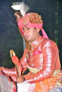 Yuvraj MaharajKumar Kunwar Shri Jaivardhan Singh Ji at his wedding ceremony (Raghogarh)