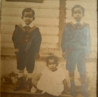 Kumar Subodh Chandra Singh Roy and Kumar Nripendra Chandra Singh Roy with sister Nihar kumari Devi (Rai Gobindpur)