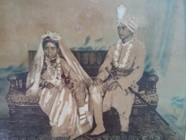 Kumar Nripendra Chandra Singh Roy and wife Thakurani Radha Lata Devi of Chakdighi
