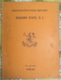 Administration Report Rajgarh State