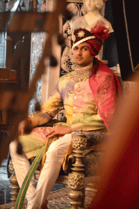 Tika Saheb Shree Jaydeepsinji during his marriage (Rajkot)