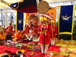 Bhanwar Sahib Tikka Jaidep Singh ji Jadeja of Rajkot at the Tilak Dastur Ceremony