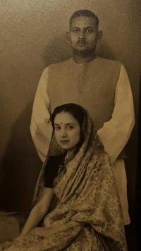 Maharaja Kamakhya Narain Singh with Maharani Lalita Rajlaxmi of Ramgarh