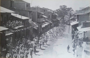 Wedding procession of Maharaj Basant Narain Singh