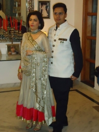 Maharaja SAURABH NARAIN SINGH Bahadur and Rani Ujwala Prabha (Ramgarh)