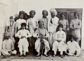 Maharaj Roop Singh Saheb with his younger brothers Maharaj Jai Singh Saheb and Maharaj Anand Singh Saheb (Raoti)