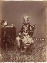 Childhood picture of Maharaja Venkatesh Raman Singh Judeo Bahadur of Rewah (Rewah)