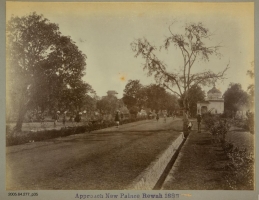 Garden View of New Kothi Palace of Maharaj Saheb Rewah