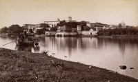 The Govindgarh palace of the Maharaja of Rewa in 1882 (Rewah)