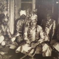 Maharaj Laxman Singh Ji Sailana during his wedding