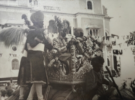 Maharaj Laxman Singh Ji Sailana during his wedding procession in Sailana