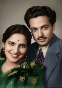 Maharaj Saheb Lakshman Singh Ji and Rani Saheba Hemant Kumari