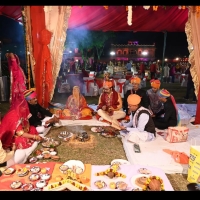 Wedding ceremony of Amar Singh Rathore Sailana and Divya Sisodiya of Kukas