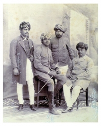 Thakor Saheb Shri Dipsinhji Jadeja with Wankaner State