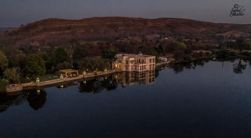 Shri Joraver Vilas, the lake palace of Santrampur, Sant state (Sant)