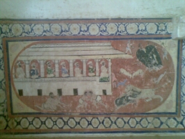 Wall art in Sanwar Garh