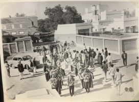 Barat Gathering of Thakur Chitranjan Singh Ji in front of Sawantsar House Bikaner