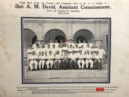 Group Photo Of Inspector Anand Singh Ji during posting at Sri Ganganagar in 1961