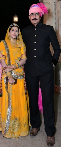 Kunwar Yagya Praveen Singh and wife Renu Kanwar