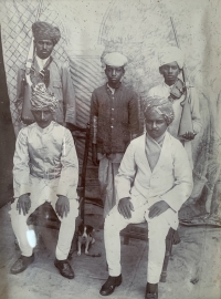 Kunwar Mohan Singh Ji of Thana Mewar with Kunwar Pratap Singh Ji of Semari