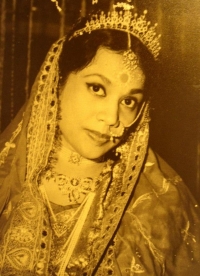 Rajkumari Gayatri Devi, wife of Kunwar Visheshwar Singh (Shakarpura & Bahadurpur)
