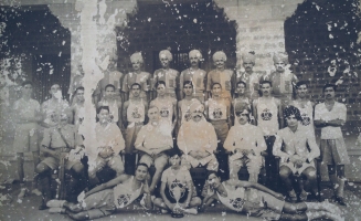 IG Bakhtawar Singh Kolu, Thakur Bahadur Singh Sindarli and Marwad football team (Sindarli)