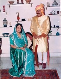 Maharaja Udai Prakash Ji and Maharani Rasika Prakash (Sirmur)