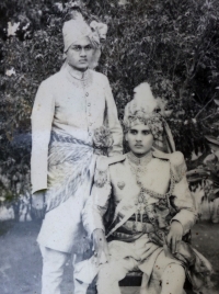 Raja Kirti Chandra Deo with Sandeo Jaychandra Deo