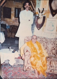 H.H Maharajadiraj  Maharaj T. S Singh Deo (then yuvraj of Surguja) with HH. Maharajadiraj Maharaj M. S Singh Deo I.A.S (Surguja)