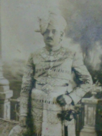 H.H Maharajadiraj Maharaja Ramanuj Saran Singh deo (Surguja)