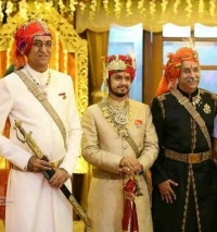 HH.Maharaja Shreeman Tribhuvaneshwar Saran Singh Deo Ji, Yuvraj Aadityeshwar Saran Singh Deo Ji and HH.Maharajkumar Aruneshwar Saran Singh Deo Ji