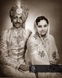 H.H. Maharajadhiraj Sahib Maharaja MADANESHWAR SINGH DEO, former Chief Secretary to the Government of Madhya Pradesh. He was married to Rajkumari Saheba KANAK KUMARIJI of Rajkot