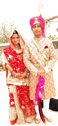 Rajkumari Gitanjali Kumari Singh Deo married to Rajkumar Shri Suryavir Singh Idar (Surguja)