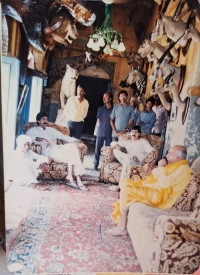 Royal members seeting in Raghunaath Palace (Surguja)