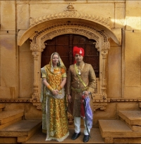 Yuvraj Vijayendra Chandra Deb and Yuvrani Priyamvada Kumari of Talcher (Talcher)